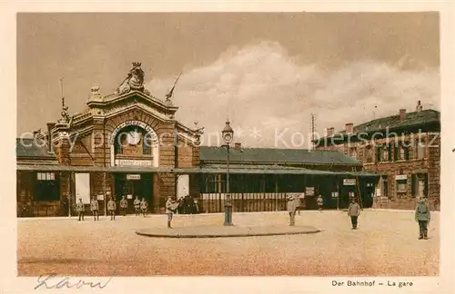 AK / Ansichtskarte Laon_Aisne La gare Feldpostkarte Laon_Aisne