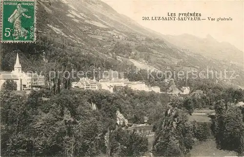 AK / Ansichtskarte Luz Saint Sauveur_Hautes_Pyrenees Vue generale Luz Saint Sauveur_Hautes