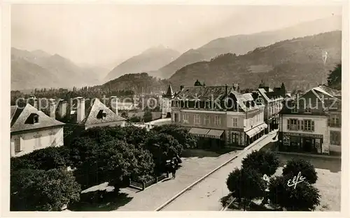 AK / Ansichtskarte Argeles sur Mer Place de la Mairie et les Pyrenees Argeles sur Mer