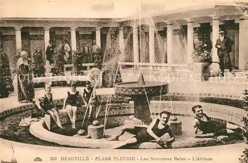 AK / Ansichtskarte Deauville Plage Fleurie Les Nouveaux Bains Deauville