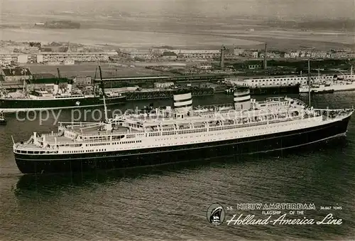 AK / Ansichtskarte Dampfer_Oceanliner Nieuw Amsterdam  