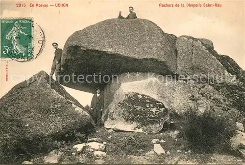 AK / Ansichtskarte Uchon Rochers de la Chapelle Saint Rau Uchon