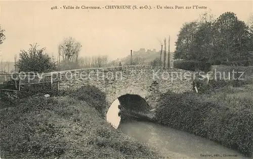 AK / Ansichtskarte Chevreuse vieux Pont sur l`Yvette Chevreuse