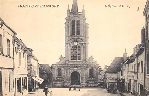 AK / Ansichtskarte Montfort l_Amaury Eglise Montfort l Amaury