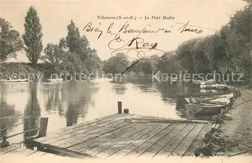 AK / Ansichtskarte Villennes sur Seine Le Port Bodin Villennes sur Seine