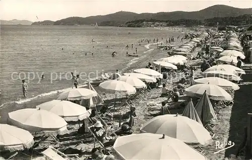 AK / Ansichtskarte Le_Lavandou Panorama Plage Cote d Azur Le_Lavandou