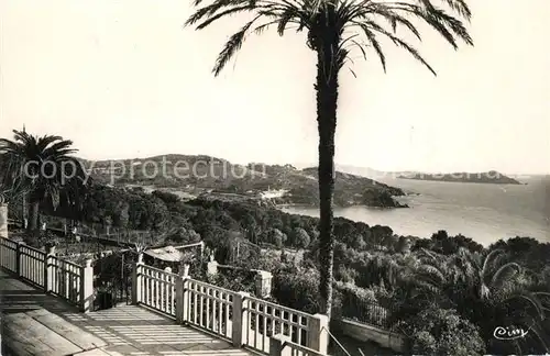 AK / Ansichtskarte Presqu_Ile de Giens Pointe de Madame Grand Ribaud vue prise des Hotels Cote d Azur Presqu_ile de Giens