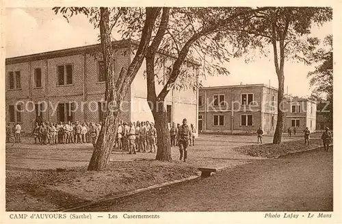 AK / Ansichtskarte Sarthe_La (Departm.) Camp dAuvours Les Casernements Sarthe_La (Departm.)