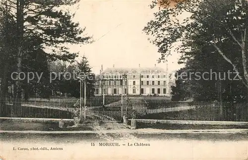 AK / Ansichtskarte Moreuil Chateau Moreuil