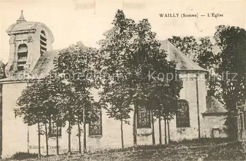 AK / Ansichtskarte Wailly_Conty Eglise 