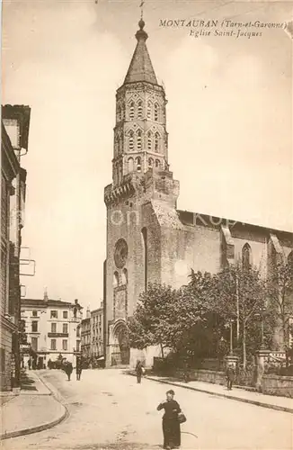 AK / Ansichtskarte Montauban Eglise Saint Jacques Montauban