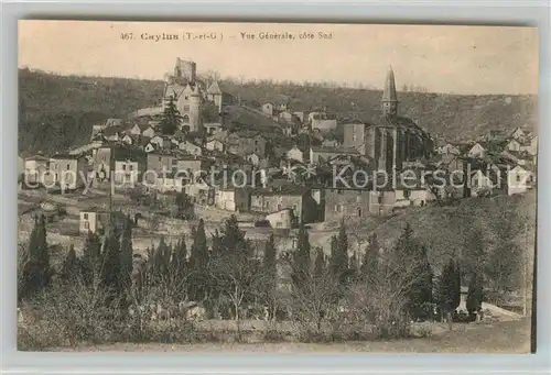 AK / Ansichtskarte Caylus Vue generale Caylus