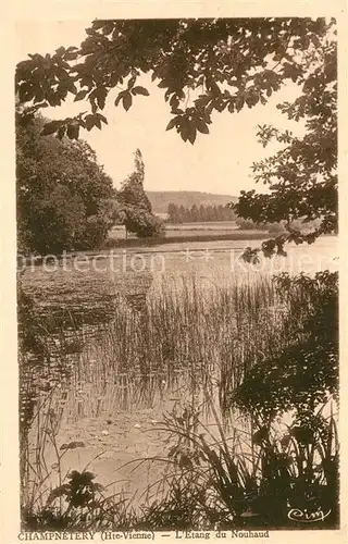 AK / Ansichtskarte Champnetery Etang du Nouhaud Champnetery