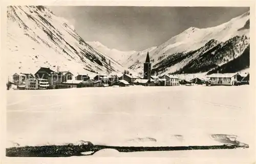 Val_d_Isere Vue generale et Point de la Galise en hiver Alpes Val_d_Isere