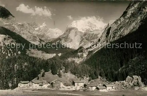 AK / Ansichtskarte Pralognan la Vanoise Village de Cholliere et Massif de la Vanoise Alpes Francaises Pralognan la Vanoise