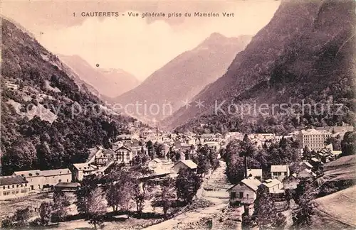 AK / Ansichtskarte Cauterets Panorama Mamelon Vert Cauterets