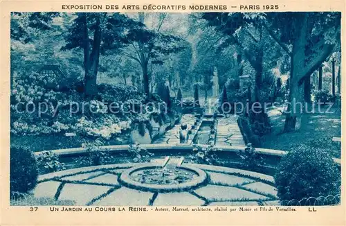 AK / Ansichtskarte Paris Un Jardin au Cours la Reine Paris