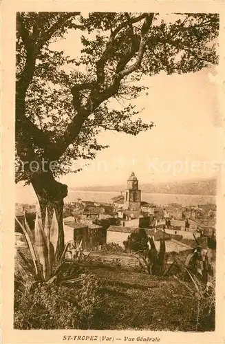 AK / Ansichtskarte Saint_Tropez_Var Vue generale Saint_Tropez_Var