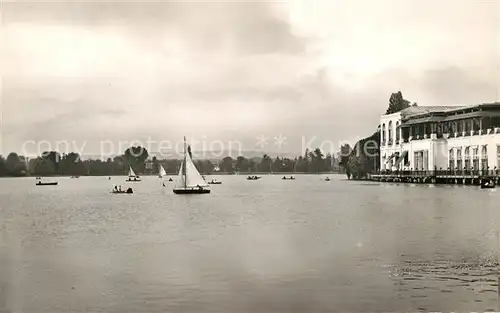 AK / Ansichtskarte Enghien les Bains Le Casino et le Lac Enghien les Bains