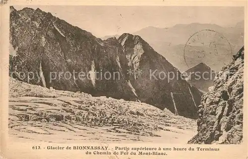 AK / Ansichtskarte Chamonix Glacier de Bionnassay Massif du Mont Blanc Alpes Francaises Chamonix