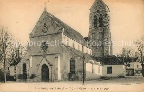 AK / Ansichtskarte Sucy en Brie Eglise Sucy en Brie