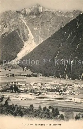 AK / Ansichtskarte Chamonix Panorama et le Brevent Alpes Francaises Chamonix