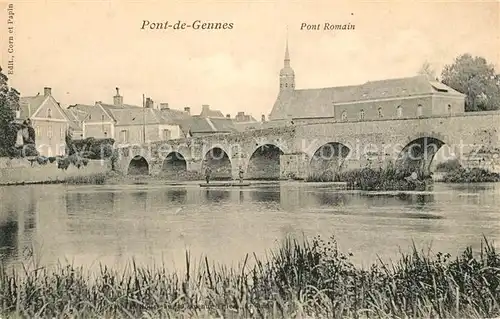 AK / Ansichtskarte Gennes Pont Romain 