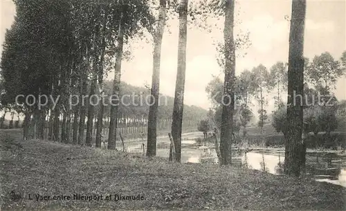 AK / Ansichtskarte Yser entre Nieuport et Dixmude Yser