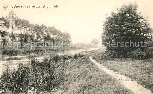 AK / Ansichtskarte Yser entre Nieuport et Dixmude Yser