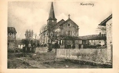 AK / Ansichtskarte Nantillois Kirche Panorama Nantillois