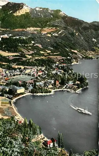 AK / Ansichtskarte Annecy_Haute Savoie Talloires vu de la Grotte des Oiseaux Lac d Annecy Annecy Haute Savoie