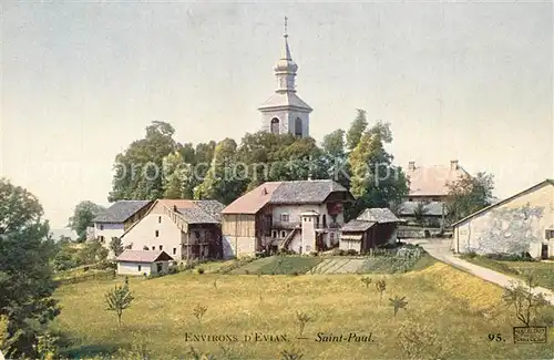 AK / Ansichtskarte Saint Paul en Chablais Village Eglise Saint Paul en Chablais