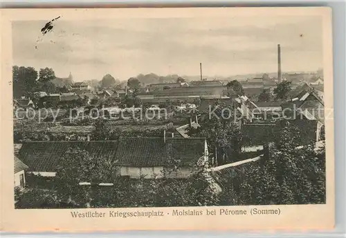 AK / Ansichtskarte Moislains_Somme Westlicher Kriegsschauplatz Moislains_Somme