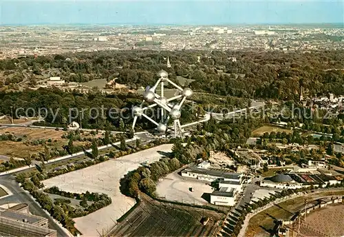 AK / Ansichtskarte Bruxelles_Bruessel Panorama avec le Heysel Vue aerienne Bruxelles_Bruessel