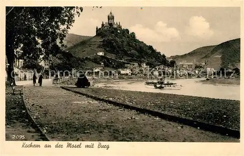 AK / Ansichtskarte Kochem Mosel mit Burg Kochem