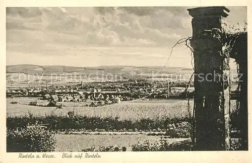 AK / Ansichtskarte Rinteln Panorama Rinteln