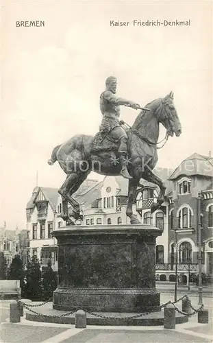 AK / Ansichtskarte Bremen Kaiser Friedrich Denkmal Bremen