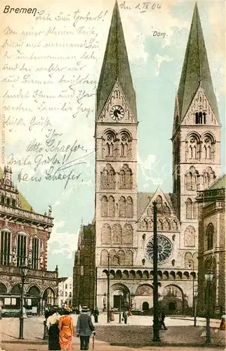 AK / Ansichtskarte Bremen Dom Bremen