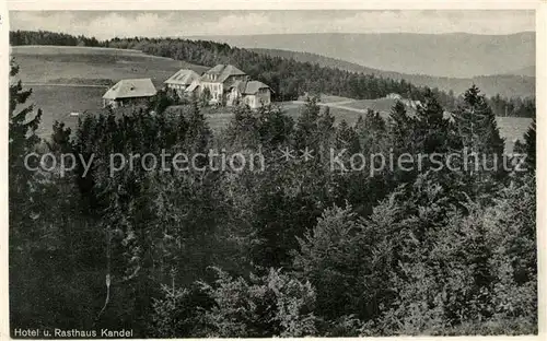 AK / Ansichtskarte Kandel_Breisgau Berghotel Kandel Kandel Breisgau