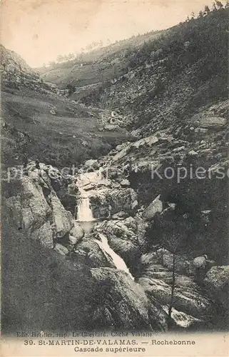 AK / Ansichtskarte Saint Martin de Valamas Rochebonne Cascade superieure Saint Martin de Valamas