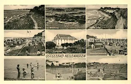 Kellenhusen_Ostseebad Kurhotel Strandpromenade Tennisplatz Strandleben Kellenhusen_Ostseebad