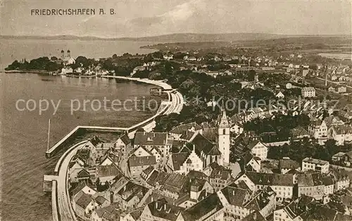 Friedrichshafen_Bodensee Fliegeraufnahme Friedrichshafen Bodensee