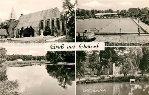 Ebstorf Waldbad Landbauschule M?hlenteich Kirche Ebstorf