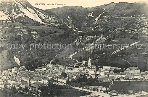 AK / Ansichtskarte Nantua Panorama vue prise de Chamoise Nantua