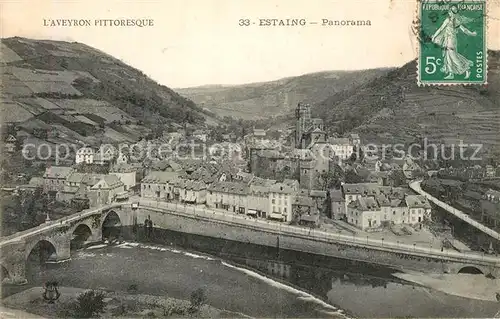 AK / Ansichtskarte Estaing_Aveyron Panorama Estaing_Aveyron