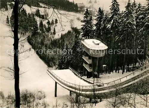 AK / Ansichtskarte Ski Flugschanze Grosse Aschberg Schanze Klingenthal  