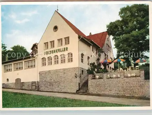 AK / Ansichtskarte Lauenau Hotel Brauerei Gaststaette Felsenkeller Lauenau