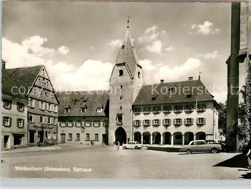 AK / Ansichtskarte Weissenhorn Rathaus Weissenhorn