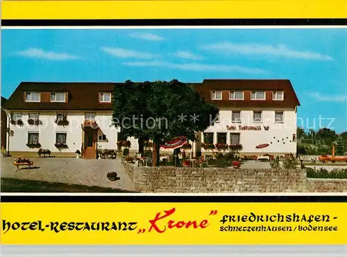 AK / Ansichtskarte Schnetzenhausen Hotel Restaurant Krone Schnetzenhausen