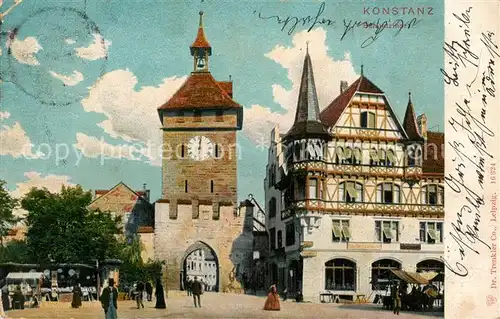 AK / Ansichtskarte Konstanz_Bodensee Schnetztor Konstanz_Bodensee